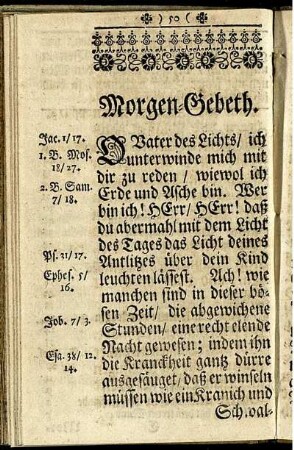 Morgen-Gebeth.