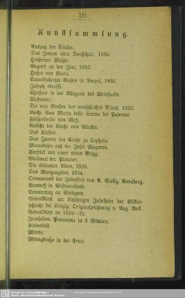 Kunstsammlung
