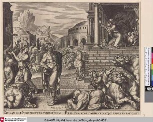 [Das Volk von Nineveh hört die Prophezeiungen von Jona]