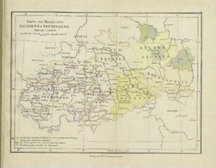 Karte zur Geschichte Sachsens & Thüringens