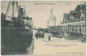 Einschiffung des Ostasiatischen Expeditionskorps an Bord der "Batavia"