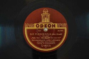 Die Fledermaus : Couplet: "Mein Herr, was dächten Sie von mir" / (Joh. Strauß)