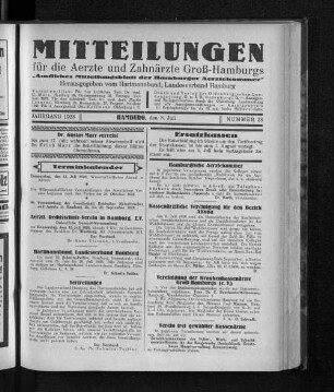 Jahrgang 1928, Hamburg, den 8. Juli, Nummer 28