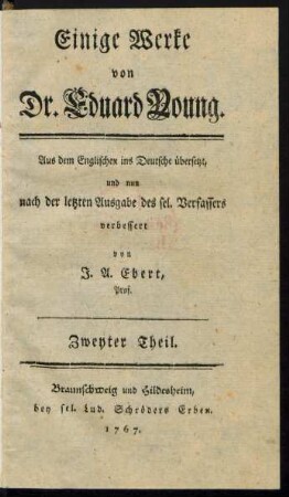 Th. 2: Einige Werke