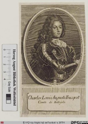 Bildnis Charles-Louis-Auguste, Fouquet, comte (1748 duc) de Belle-Isle