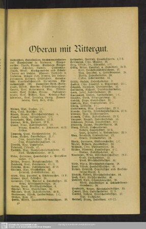 Oberau mit Rittergut