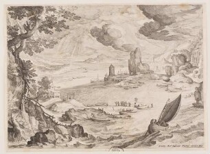 Ein Seehafen