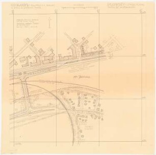 Planung für Plowdiw: Lageplan östl. Hauptbahnhof 1:1000