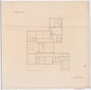 Villa von der Heydt, Berlin-Tiergarten Umbau: Grundriss Dachgeschoss 1:100