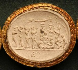 Bacchus (Dionysos) und seine Gefährten (Daktyliothek, Supplement)