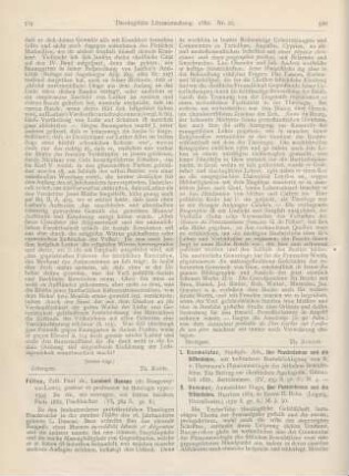 520-522 [Rezension] Bacmeister, Alb., Der Pessimismus und die Sittenlehre, mit besonderer Berücksichtigung von E. v. Hartmann‘s Phänomenologie des sittlichen Bewußtseins. Ein Beitrag zur christlichen Apologetik