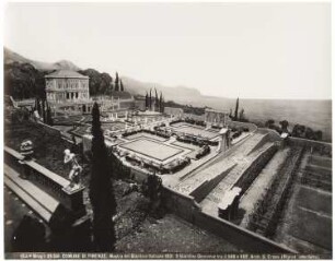 Modell eines italienischen Gartens, Florenz: Ansicht