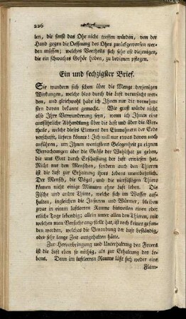 Ein und sechzigster Brief. - Siebenzigster Brief.