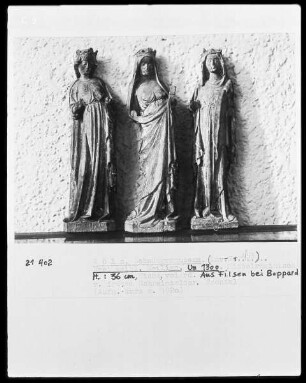 Drei weibliche Heilige