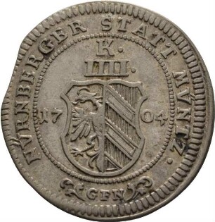 Münze, 4 Kreuzer (Batzen), 4 Kreuzer, 1704