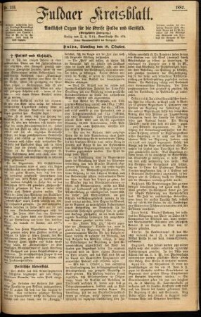Ausgabe vom Dienstag, den 10. Oktober 1882.