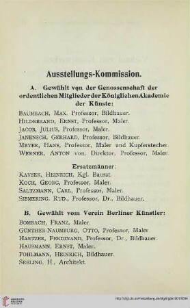 Ausstellungs-Kommission
