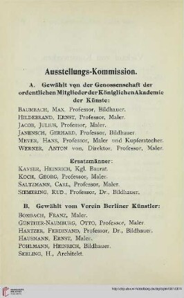 Ausstellungs-Kommission
