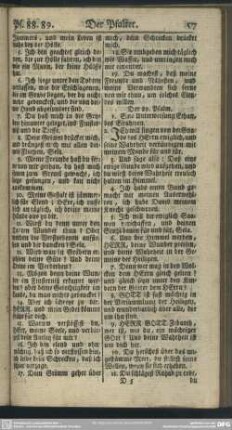 Der 89. Psalm