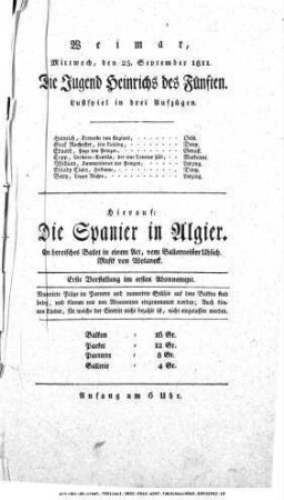 Die Jugend Heinrichs des Fünften