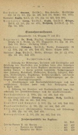 Einwohnermeldeamt