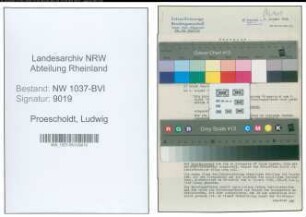 Entnazifizierung Ludwig Proescholdt , geb. 16.06.1911 (Schriftsteller)