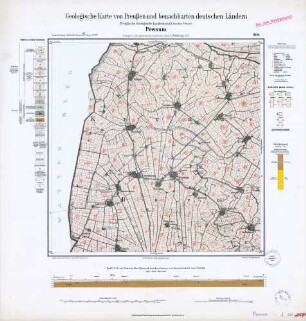 [2508] Pewsum, Geologische Karte von Preußen und benachbarten deutschen Ländern