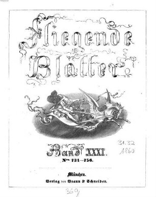 Fliegende Blätter. 31 = Nr. 731 - 756. [1859]