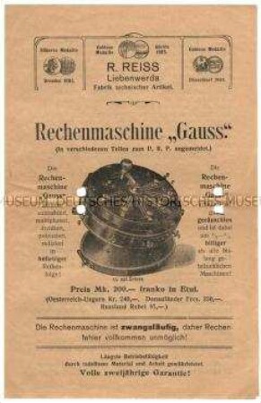 Rechenmaschine