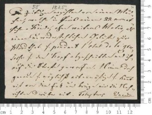Brief von Julius Eduard Hitzig an Adelbert von Chamisso