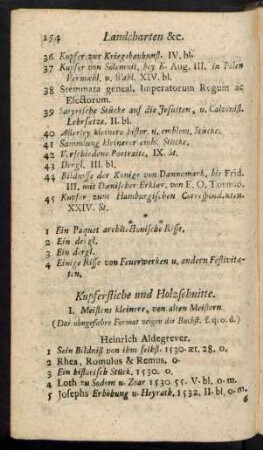Kupferstiche und Holzschnitte