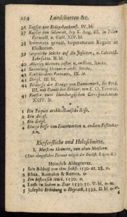 Kupferstiche und Holzschnitte