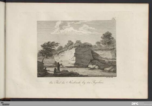 24. Ein Theil des Steinbruchs bey dem Jægerhaus.