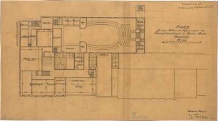 Fischer, Theodor; Baden-Baden; Restaurant Konversationshaus - Grundriss OG