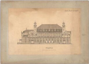 Billing, Hermann; Essen (Nordrhein-Westfalen); Saalbau - Vorderfassade (Ansicht)