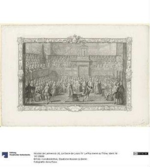 Le Sacre de Louis XV: Le Roy mené au Trône