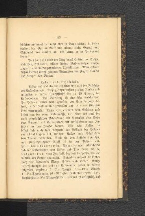 Kakao und Schokolade.