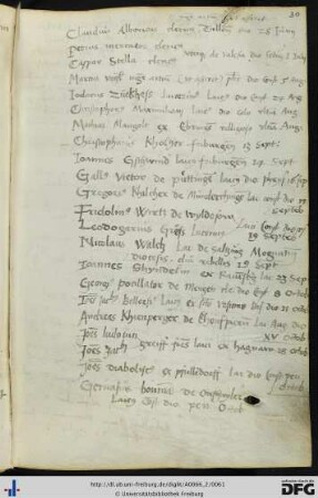 [fol. 30] Rektorat Georg Achtsnit 1532/33