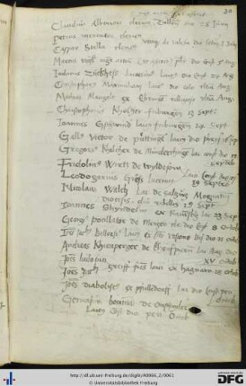[fol. 30] Rektorat Georg Achtsnit 1532/33