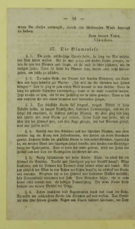 37. Die Blumenlese