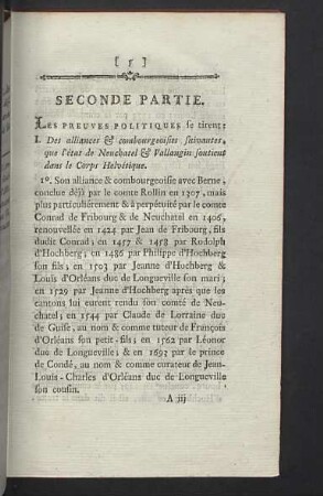 Seconde partie.