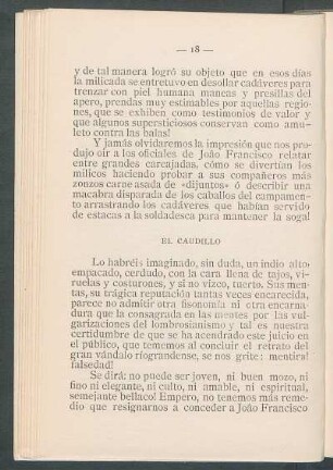 El caudillo