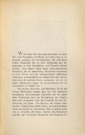 Ueber Krankheiten der Circulationsorgane bei Glaukom