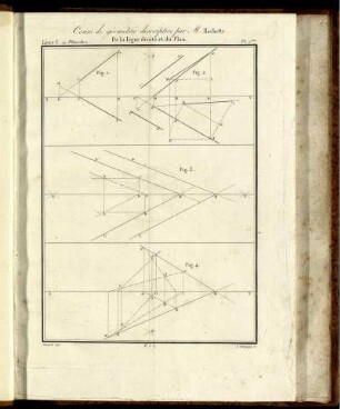 Tafelbd.: Traité de Géométrie Descriptive. Tafelbd.