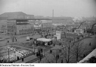 Blick auf das Gelände der Technischen Messe
