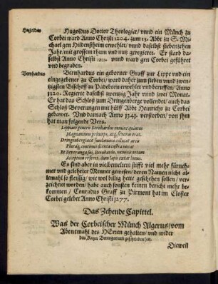 Das Zehende Capittel.
