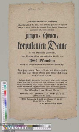 jungen, schönen, korpulenten Dame