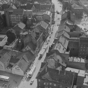 Schmidtstedter Straße in der Erfurter Altstadt : Blickrichtung Westen