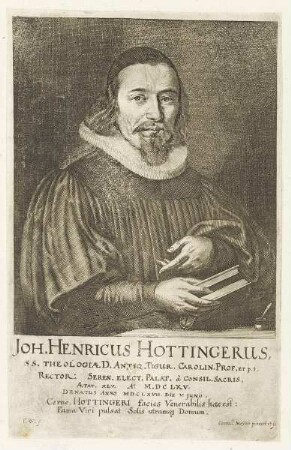 Bildnis des Joh. Henricus Hottingerus