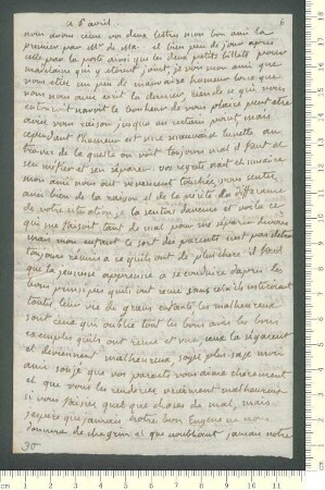 Brief von Marie-Anne Chamisso  und Louis Marie Chamisso  an Eugène de Chamisso